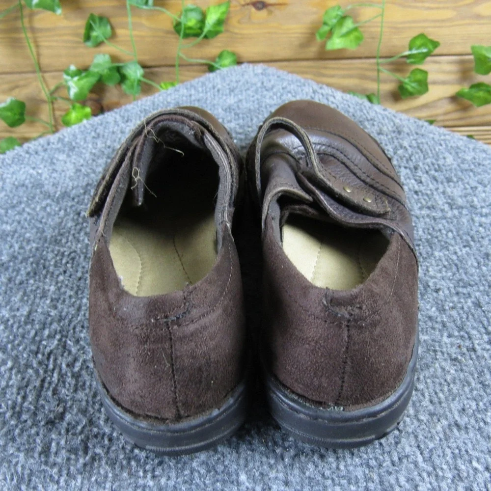 Earth Origins Women's Brown Leather Mary‎ Jane Comfort Shoes Size 6